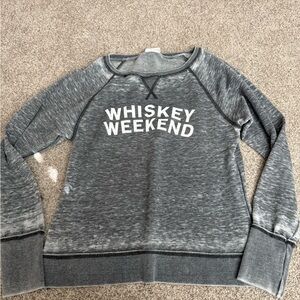 J. America Gray 'Whiskey Weekend' Sweatshirt